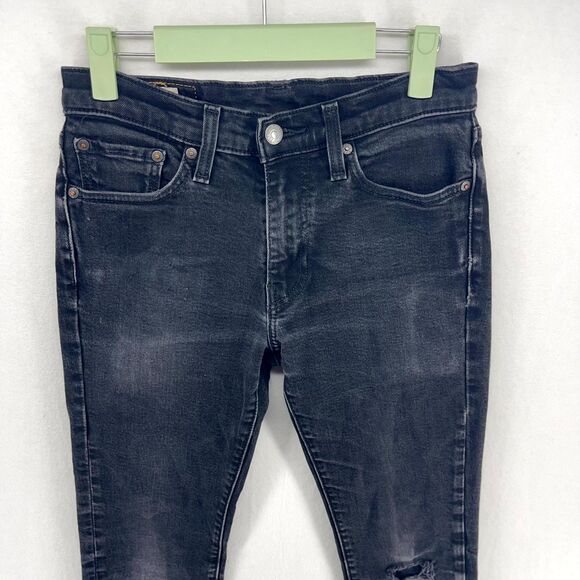 Levi Strauss & Co. 511 Big E Tab Jeans Faded Black Color Mens Size 29 x 30 - Picture 5 of 12